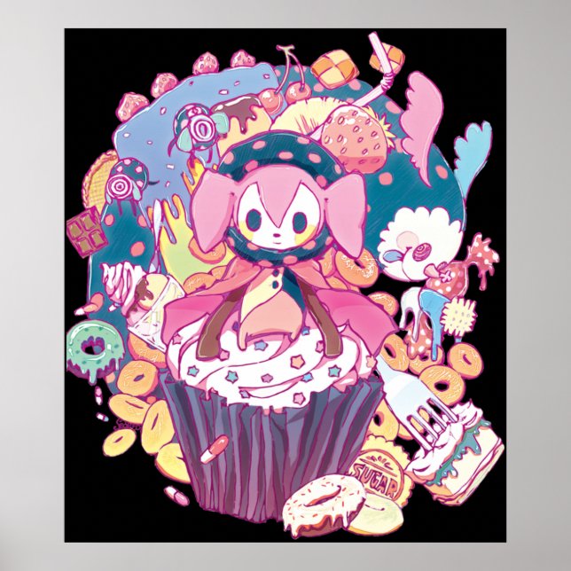 Puella Magi Magica Madoka - Charlotte und Friend Poster (Vorne)