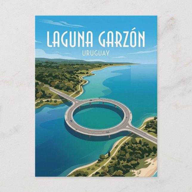 Puente de Laguna Garzón Postkarte (Vorderseite)
