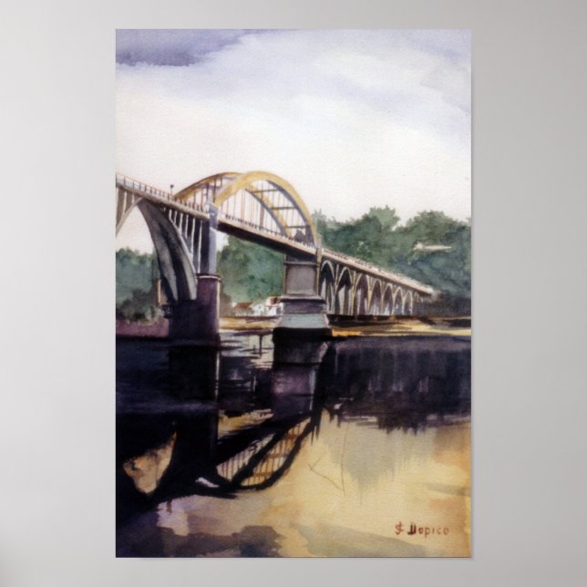 Puente del Pedrido (A Coruña) Poster (Vorne)