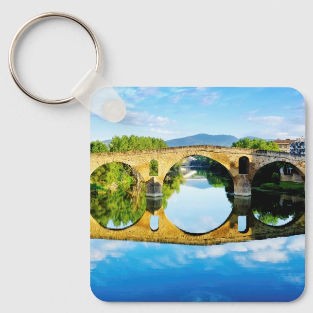 Puente La Reina Schlüsselanhänger (Vorderseite)