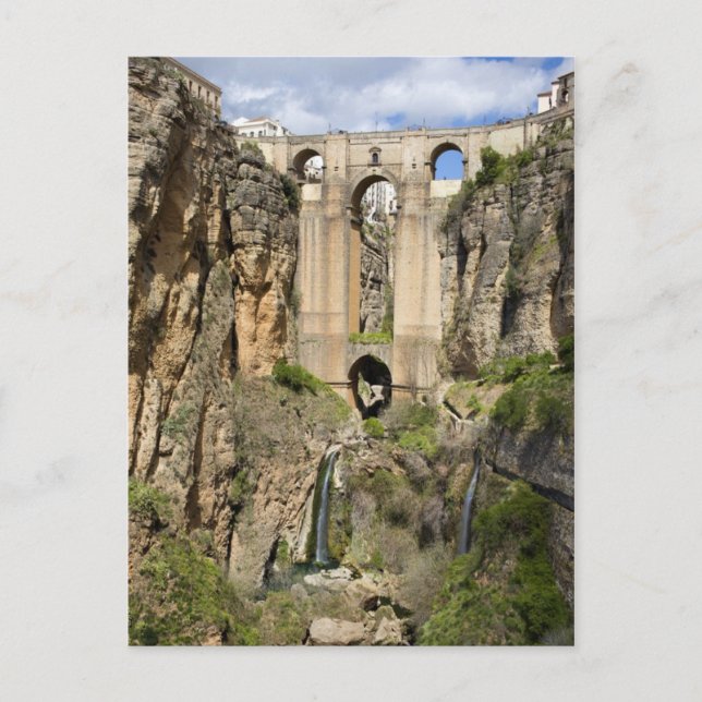 Puente Nuevo in Ronda Postkarte (Vorderseite)