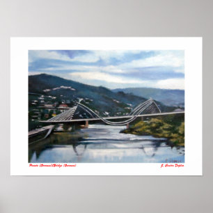 Puente (Ourense)/Brücke (Ourense) Poster