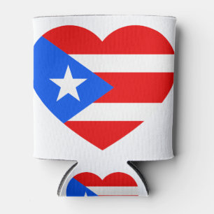 Puert Rico Flag Puerto Rico Liebe Dosenkühler
