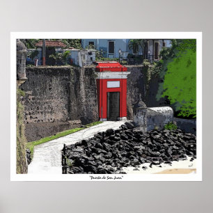 Puerta de San Juan Print Poster