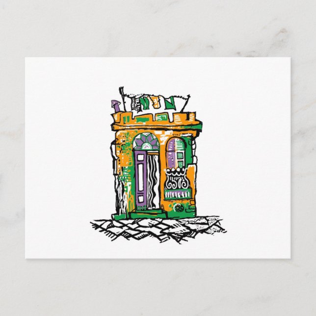 Puerta Gaucha + Coole Gestaltung Postkarte (Vorderseite)