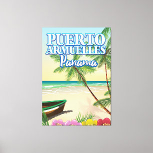Puerto Armuelles Panama Beach Reiseplakat Leinwanddruck