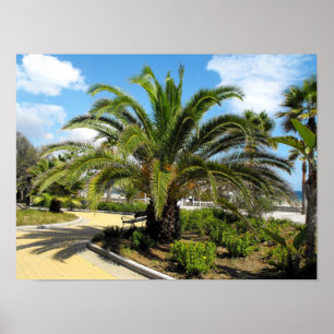 Puerto Banus Gärten Poster