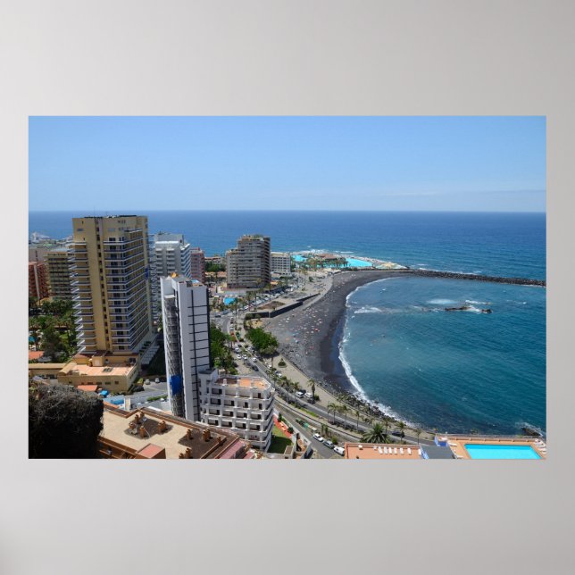 Puerto de la Cruz, Teneriffa, Spanien Poster (Vorne)