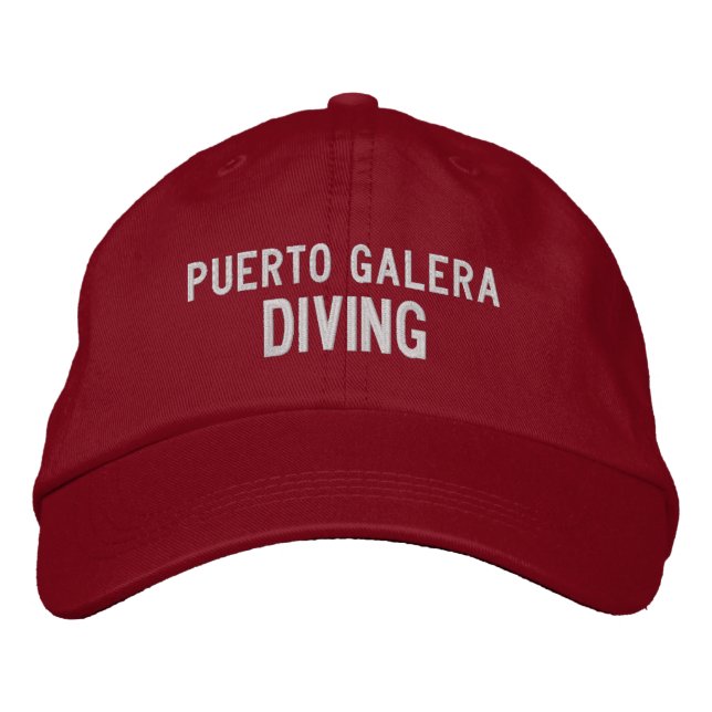 Puerto Galera Philippines Baseball Hat Bestickte Baseballkappe (Vorderseite)