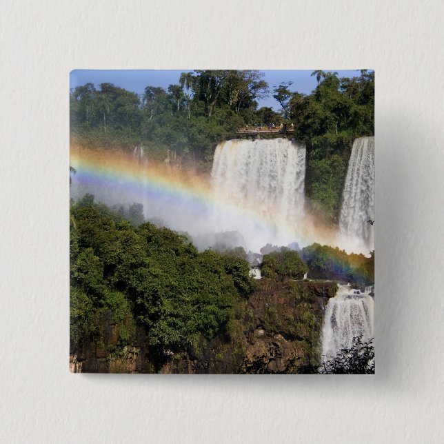 Puerto Iguazu, Argentinien. Das atemberaubende Button (Vorderseite)