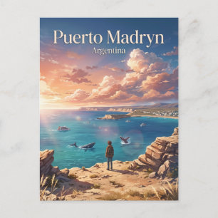 Puerto Madryn Argentinien Postkarte