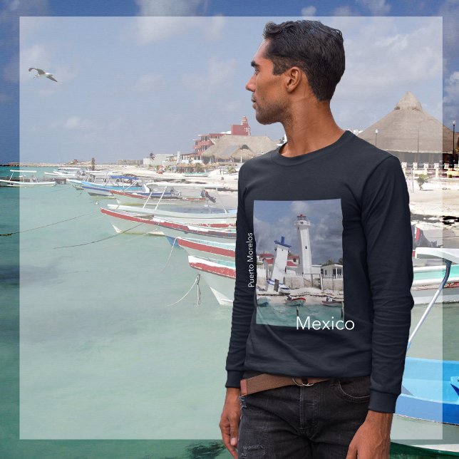 Puerto Morelos Leuchtturm T-Shirt (Von Creator hochgeladen)