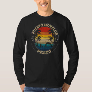 Puerto Morelos Souvenir Mexiko Erinnerung T-Shirt