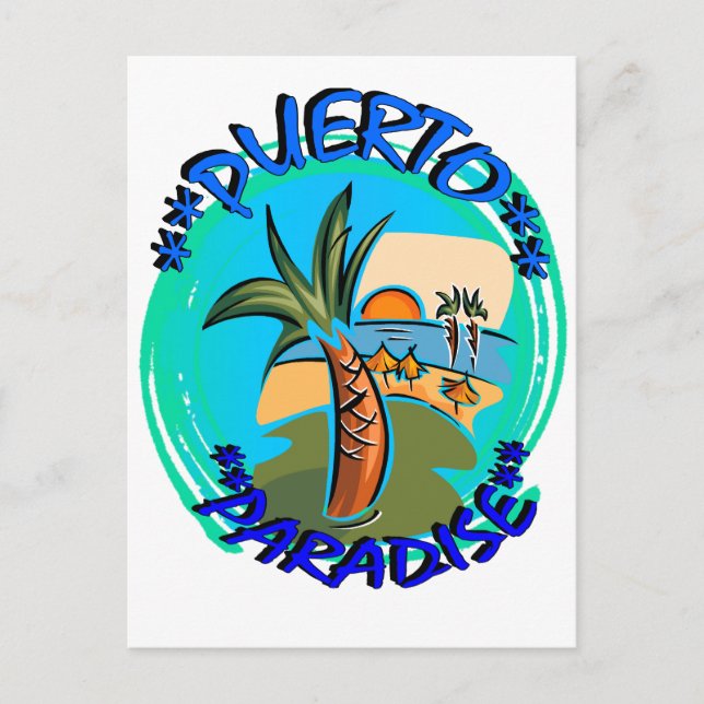 Puerto Paradies Postkarte (Vorderseite)