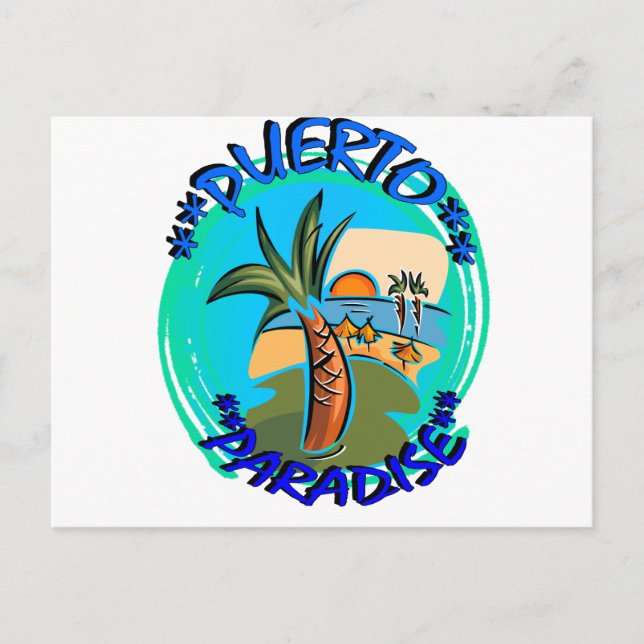 Puerto Paradies Postkarte (Vorderseite)