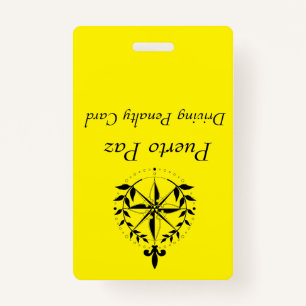 Puerto Paz - Fahrgeld-Strafkarte (gelb) Ausweis