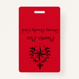 Puerto Paz - Fahrgeld-Strafkarte (rot) Ausweis