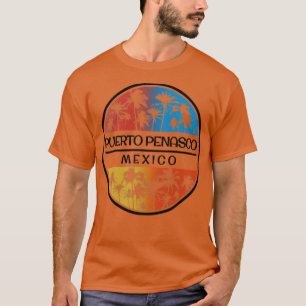 Puerto Penasco Rocky Point Mexico Palme Tree T-Shirt