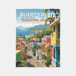 Puerto Plata Dominikanische Republik Kunst, Dichtu Fleecedecke