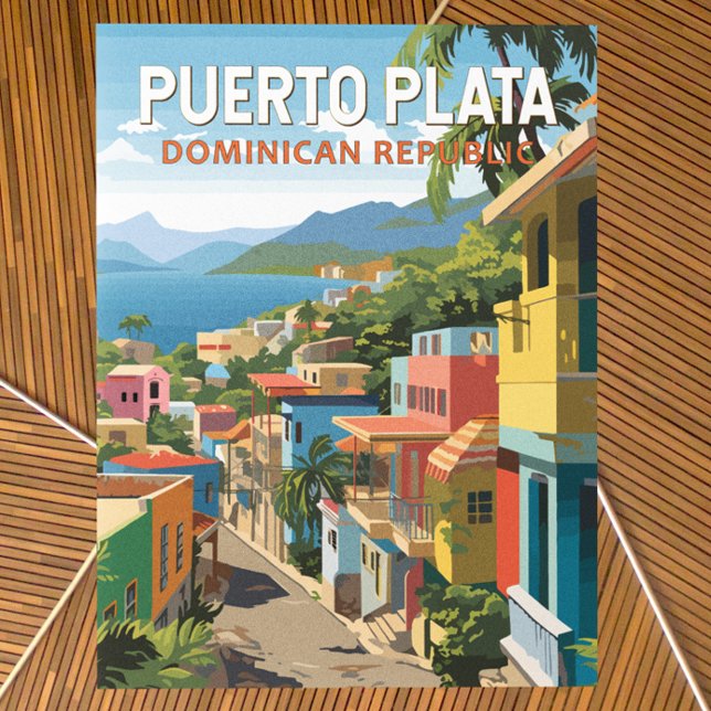 Puerto Plata Dominikanische Republik Kunst, Dichtu Postkarte (Von Creator hochgeladen)