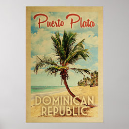 Puerto Plata Palm Tree Wandern Poster