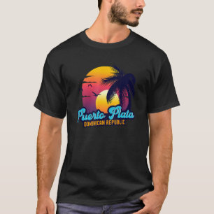 Puerto Plata Urlaub Puerto Plata Souvenirs Domin T-Shirt