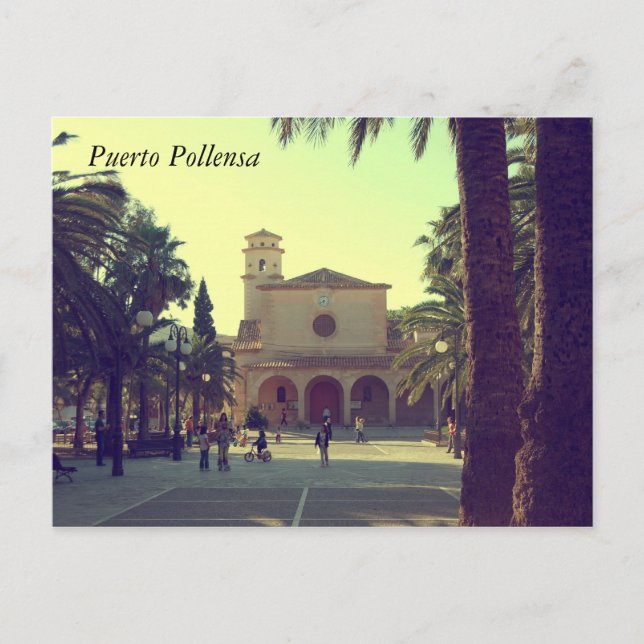 Puerto Pollensa Postkarte (Vorderseite)