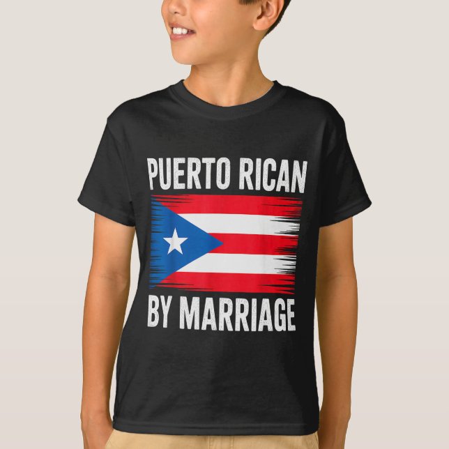 Puerto Rican By Marriage Puerto Rico  T-Shirt (Vorderseite)