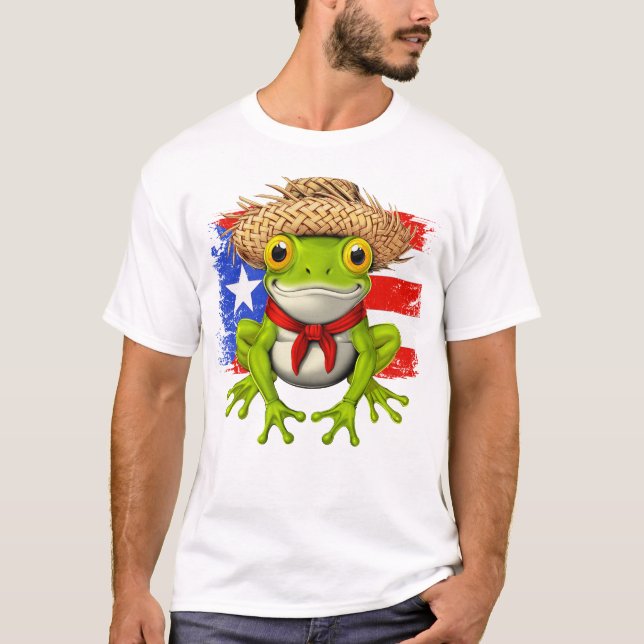 Puerto Rican Coqui Frog T-Shirt (Vorderseite)
