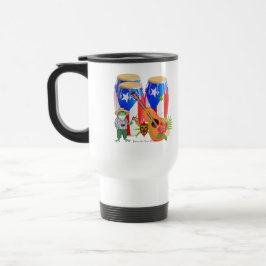 Puerto Rican Cultural On-the-Go Cup Reisebecher