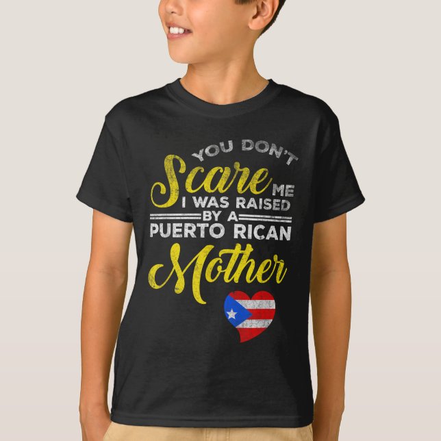 Puerto Rican Funny Quote Puerto Rico Pride Distres T-Shirt (Vorderseite)