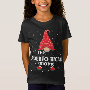 Puerto Rican Gnome Familie Matching Weihnachten Fu T-Shirt