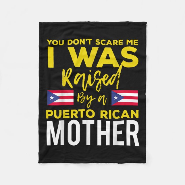 Puerto Rican Joke Quote Puerto Rico Pride  Fleecedecke (Vorderseite)