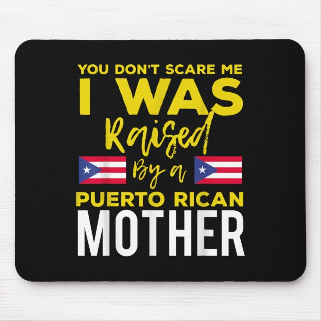 Puerto Rican Joke Quote Puerto Rico Pride  Mousepad (Vorne)