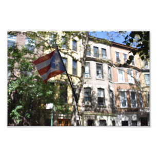 Puerto Rican Pride New York City Brownstones NYC Fotodruck