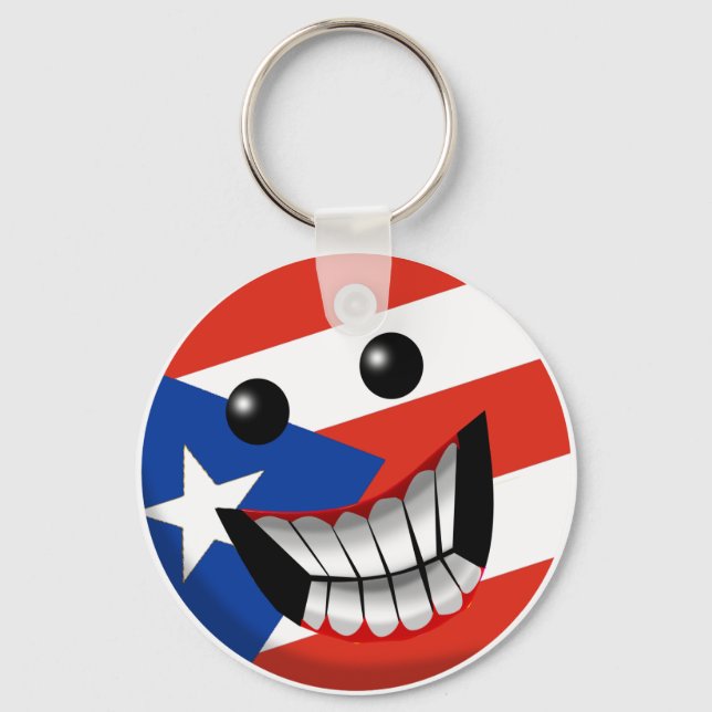 Puerto Rican Smile Schlüsselanhänger (Vorderseite)