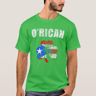 Puerto Rican St. Patrick's Day Shirt O'Rican Shamr