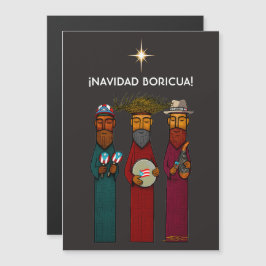 Puerto Rican Three Kings with Musical Parranda Magnetkarte