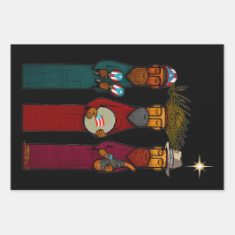 Puerto Rican Three Wise Men – Parranda Geschenkpapier Set