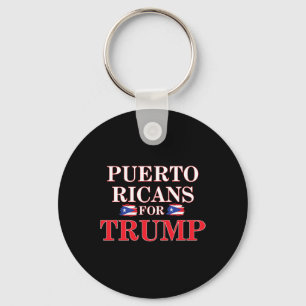 Puerto Ricaner für Trump Patriotischer amerikanisc Schlüsselanhänger