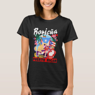 Puerto-ricanische Flaggen-Idee für Frauen & Boricu T-Shirt