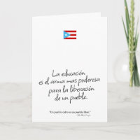 Puerto-ricanische Gratulationskarte – Boricua-Gruß