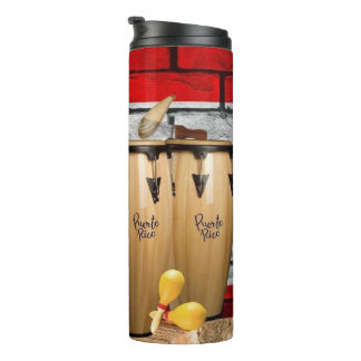 Puerto-ricanische Rhythmen Thermosbecher