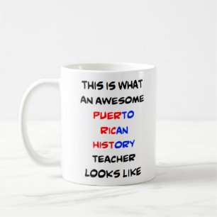 puerto ricanischer Geschichtslehrer, phantastische Kaffeetasse