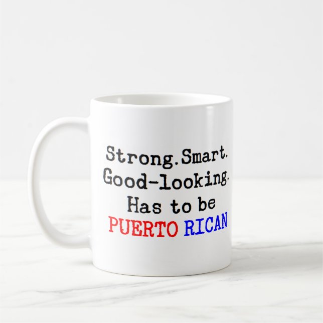 puerto ricanstark kaffeetasse (Links)
