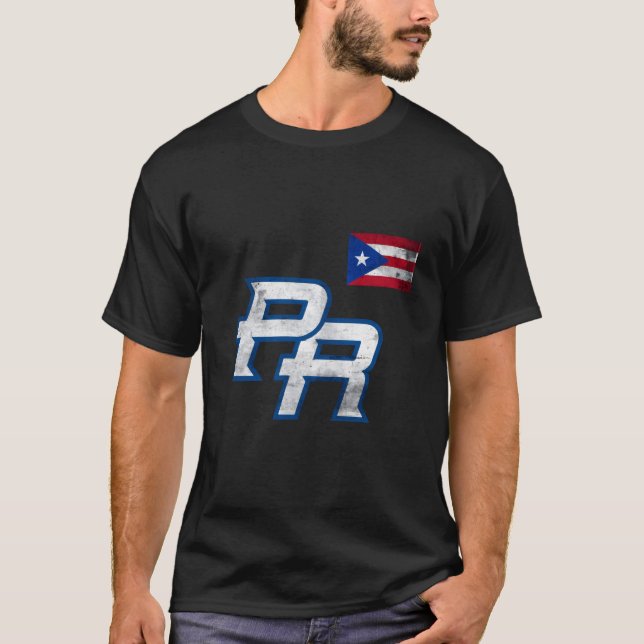 Puerto Rico 2023 Baseball Flag Pride Pr Boricua Pu T-Shirt (Vorderseite)