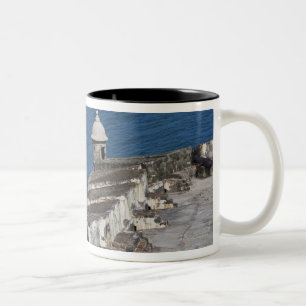 Puerto Rico, altes San Juan, Abschnitt von EL Zweifarbige Tasse