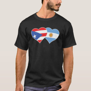 Puerto Rico Argentinien Flagge Puerto Rico Argenti T-Shirt