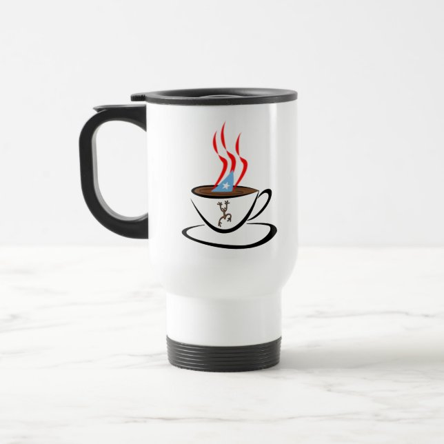 Puerto Rico Aroma Kaffeeausflug/Tasse des Pendelve Reisebecher (Links)