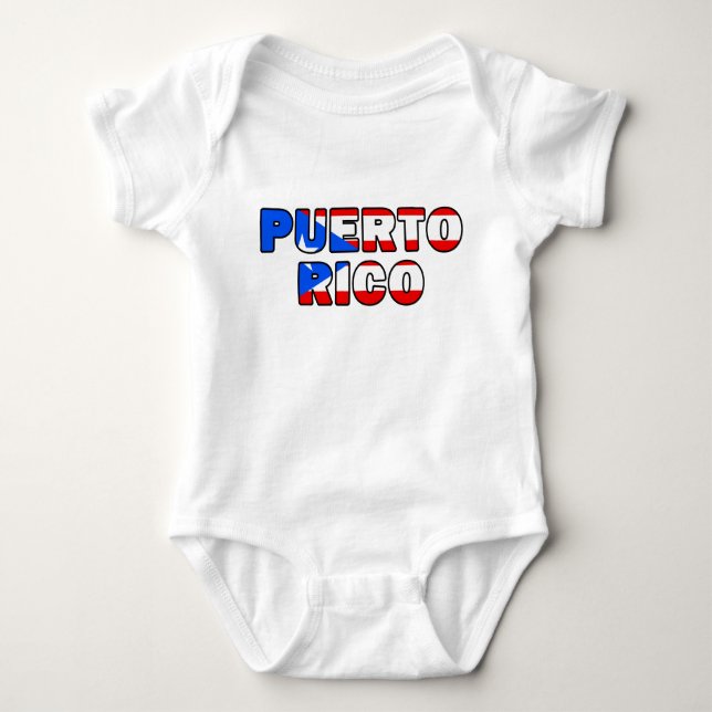 Puerto Rico Baby Strampler (Vorderseite)
